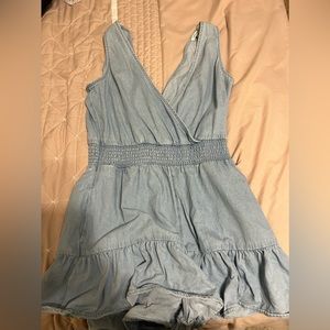 American eagle jean romper